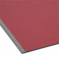Smead Colored 1/3 Tab Cut Letter Recycled Fastener Folder, Bright Red, 8 1/2" Width x 11" Length, 25 / Box, SMD14936