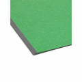 Smead Colored 1/3 Tab Cut Letter Recycled Fastener Folder, Green, 8 1/2" Width x 11" Length, 25 / Box, SMD14938