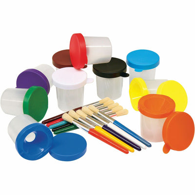 Dixon Ticonderoga Creativity Street Color-coordinated Painting Set, Assorted, 1 Set, PAC5104