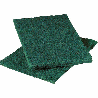 3M Scotch-Brite Heavy-Duty Scouring Pad, Green, 1 Dozen, MMM86