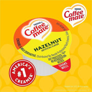 Coffee mate Hazelnut Nondairy Liquid Creamer Singles, 1 Carton