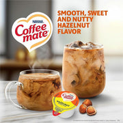 Coffee mate Hazelnut Nondairy Liquid Creamer Singles, 1 Carton