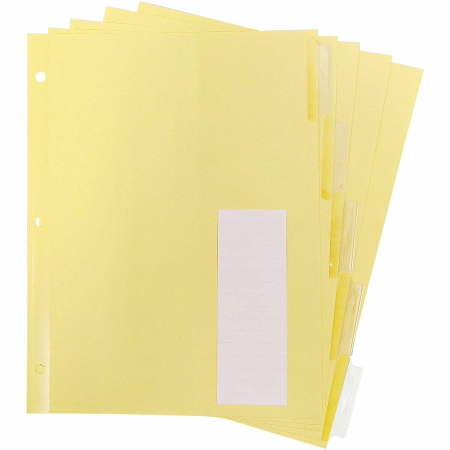 Business Source Buff Stock Ring Binder Indexes, 1 Set — view 1