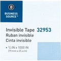 Business Source Premium Invisible Tape Value Pack, Clear, 12 / Pack, BSN32953