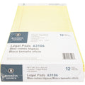 Business Source Legal Pads, 8 1/2" x 14", 1 Dozen, BSN63106