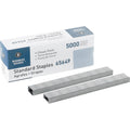 Business Source Standard Staples, Silver, 5000 / Box, BSN65649