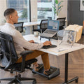 Fellowes Easy Glide Gel Wrist Rest/Mouse Pad, Black, FEL93730