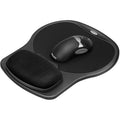 Fellowes Easy Glide Gel Wrist Rest/Mouse Pad, Black, FEL93730