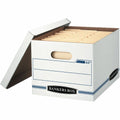 Fellowes Bankers Box Easylift File Storage Box, Blue, 12 / Carton, FEL0006301