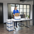 Fellowes Bankers Box R-Kive File Storage Box, Blue, 4 / Carton, FEL0724303