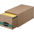 Fellowes Bankers Box Recycled Stor/Drawer Steel Plus File Storage System, Green, 6 / Carton, FEL1231101