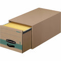Fellowes Bankers Box Recycled Stor/Drawer Steel Plus File Storage System, Green, 6 / Carton, FEL1231101