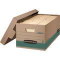 Fellowes Bankers Box STOR/FILE Recycled File Storage Box, Green, 12 / Carton, FEL1270101