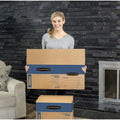 Fellowes Bankers Box SmoothMove Prime Moving Boxes, Kraft, 8 / Carton, FEL0062801