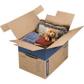 Fellowes Bankers Box SmoothMove Prime Moving Boxes, Kraft, 6 / Carton, FEL0062901