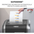 Fellowes Powershred 225Ci 100% Jam-Proof Cross-Cut Shredder, Dark Silver, FEL3825001