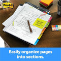 3M Post-it Durable Tabs, White, 1 Pack, MMM686F50WH