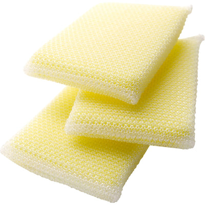 3M Scotch-Brite Dobie All-purpose Cleaning Pads, Yellow, 1 Pack, MMM7232F