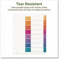 Avery EcoFriendly Recycled Dividers, 8 Tabs (3 Sets of 11081), White, AVE11081