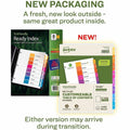 Avery EcoFriendly Recycled Dividers, 8 Tabs (3 Sets of 11081), White, AVE11081