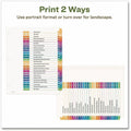 Avery coFriendly Recycled A-Z Dividers, 26 Tabs (11085), White, 1 Set, AVE11085
