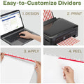 Avery Index Maker Index Divider, White, 5 / Pack, AVE11581
