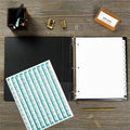 Avery Eco-friendly Index Makers Dividers, White, 5 / Pack, AVE11582