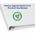 Avery TouchGuard View 3 Ring Binder, White, 8 1/2" Width x 11" Length, AVE17145