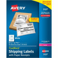 Avery Shipping Labels with Receipt, 5-1/16" x 7-5/8", 50 Labels (5127), White, 50 / Pack, AVE5127