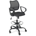 Safco Vue Extended Height Mesh Chair, Black, SAF3395BL