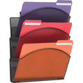 Safco Onyx Mesh Wall Pockets, Black, SAF5652BL