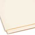 Smead Straight Tab Cut Letter Recycled Fastener Folder, Manila, 8 1/2" Width x 11" Length, 50 / Box, SMD34101