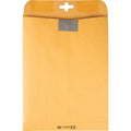 Quality Park 9 x 12 Postage Saving ClearClasp Envelopes with Reusable Redi-Tac Closure, Kraft, 100 / Box, QUA43568