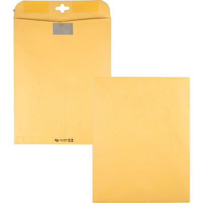 Quality Park 10 x 13 Postage Saving ClearClasp Envelopes with Reusable Redi-Tac™ Closure, Manila, 100 / Box, QUA43768