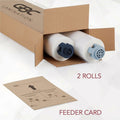 ACCO GBC EZ Load Blue End Cap Laminating Roll Film, Clear, 2 / Box, GBC3125363EZ