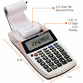Victor 12054 Printing Calculator, Black, VCT12054