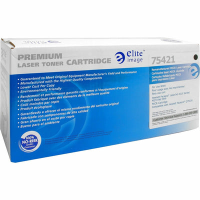 Elite Image Remanufactured MICR High Yield Laser Toner Cartridge 53X (Q7553X) - Black -, ELI75421