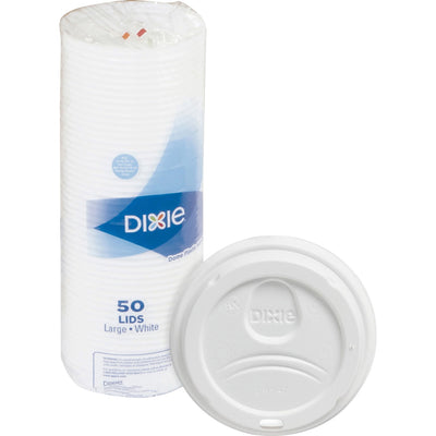 Georgia Pacific . Dixie Large Hot Cup Lids by GP Pro, White, 1 Pack, DXE9542500DX