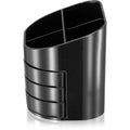 Officemate 2200 Series Double Supply Organizer with 11 Compartments, Black, OIC22822