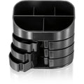 Officemate 2200 Series Double Supply Organizer with 11 Compartments, Black, OIC22822