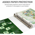 Samsill Earth's Choice Plant-based Durable View Binder, White, 8 1/2" Width x 11" Length, SAM16957
