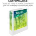 Samsill Earth's Choice Plant-based Durable View Binder, White, 8 1/2" Width x 11" Length, SAM16967