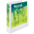 Samsill Earth's Choice Plant-based Durable View Binder, White, 8 1/2" Width x 11" Length, SAM16987