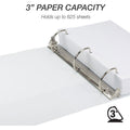 Samsill Earth's Choice Plant-based Durable View Binder, White, 8 1/2" Width x 11" Length, SAM16987