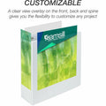 Samsill Earth's Choice Plant-based Durable View Binder, White, 8 1/2" Width x 11" Length, SAM16997