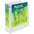 Samsill Earth's Choice Plant-based Durable View Binder, White, 8 1/2" Width x 11" Length, SAM16997