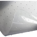 Floortex Polycarbonate Rectangular Chair Mat for Carpets over 1/2" - 48" x 53", Clear, FLR1113427ER