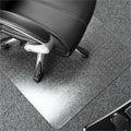 Floortex Polycarbonate Rectangular Chair Mat for Carpets over 1/2" - 35" x 47", Clear, FLR118927ER
