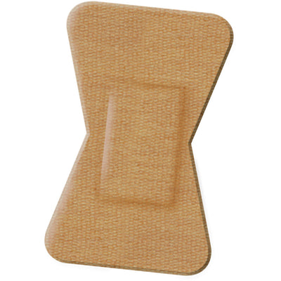 Medline Comfort Cloth Woven Finger Tip Bandage, Tan, 100 / Box, MIINON25513