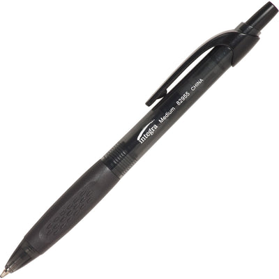 Integra Easy Click Retractable Ballpoint Pen, 1 Dozen, ITA82955